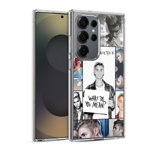 Justin Bieber Purpose Grid Poster Soft Gel Case for Samsung Galaxy S25 Ultra & MagSafe