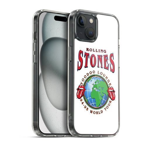 The Rolling Stones Tours Voodoo Lounge 1994 Soft Gel Case for Apple iPhone 15 Plus & MagSafe