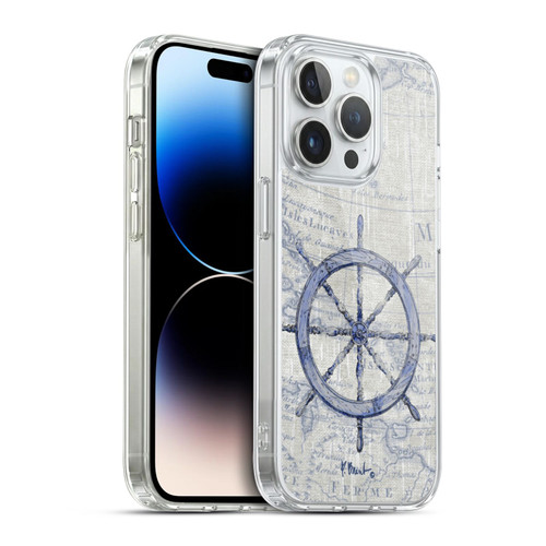 Paul Brent Nautical Vintage Wheel Soft Gel Case for Apple iPhone 14 Pro & MagSafe