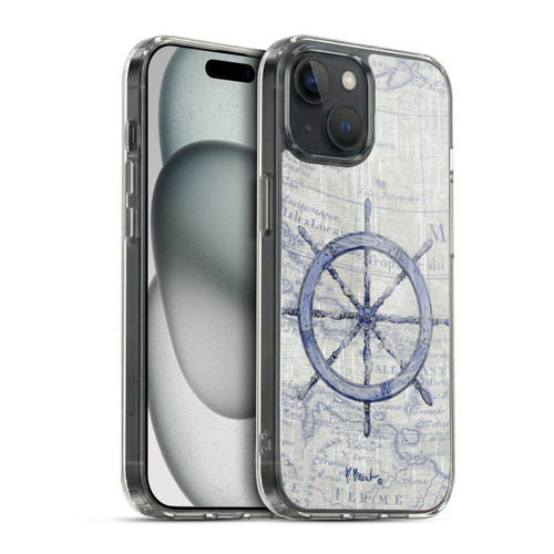 Paul Brent Nautical Vintage Wheel Soft Gel Case for Apple iPhone 15 & MagSafe