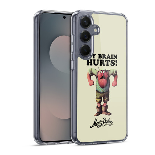 Monty Python Key Art My Brain Hurts Soft Gel Case for Samsung Galaxy S25 & MagSafe