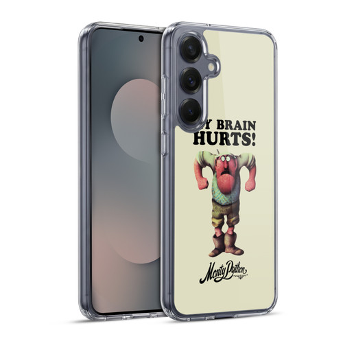 Monty Python Key Art My Brain Hurts Soft Gel Case for Samsung Galaxy S25+ & MagSafe