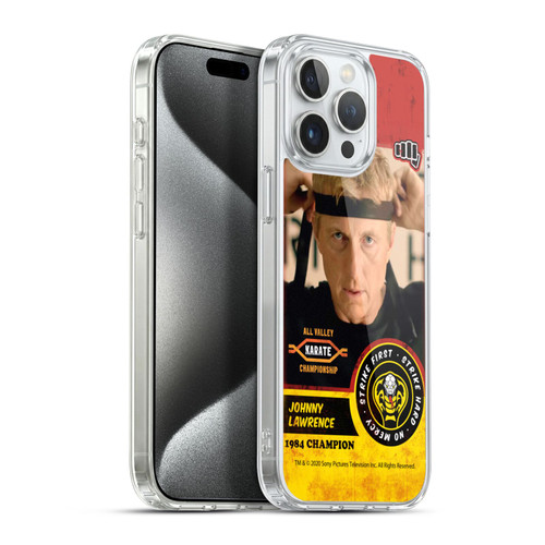 Cobra Kai Graphics 2 Johnny Lawrence Karate Soft Gel Case for Apple iPhone 15 Pro Max & MagSafe