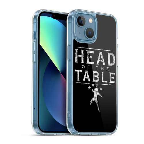 WWE R. Reigns Graphics Head Of The Table Soft Gel Case for Apple iPhone 13 Mini & MagSafe