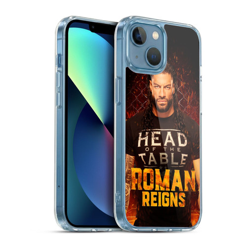 WWE R. Reigns Graphics Roman Reigns 1 Soft Gel Case for Apple iPhone 13 Mini & MagSafe