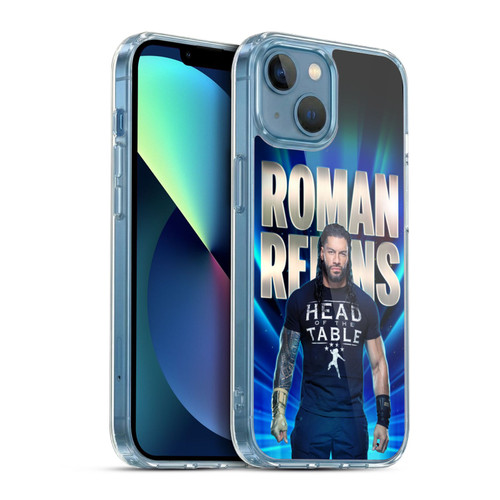 WWE R. Reigns Graphics Roman Reigns 2 Soft Gel Case for Apple iPhone 13 Mini & MagSafe