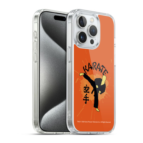 Cobra Kai Graphics 2 Karate Logo Soft Gel Case for Apple iPhone 15 Pro & MagSafe