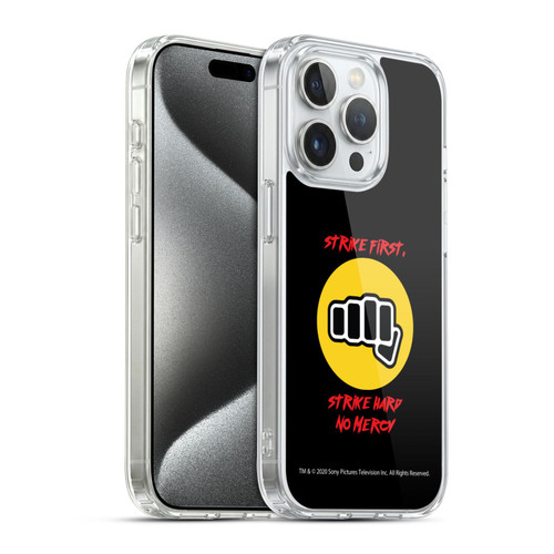 Cobra Kai Graphics 2 No Mercy Logo Soft Gel Case for Apple iPhone 15 Pro & MagSafe