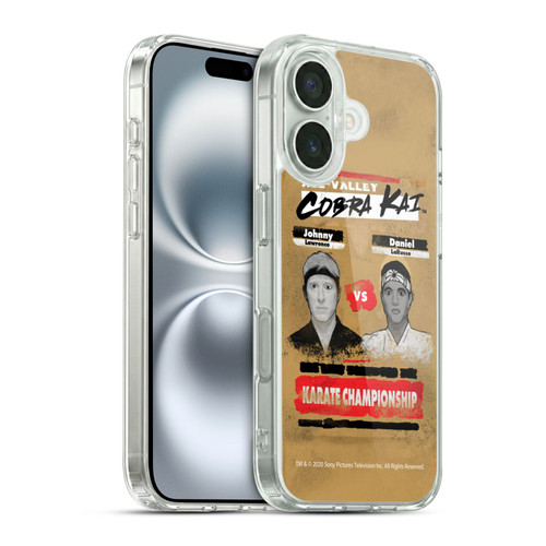 Cobra Kai Graphics 2 Karate Championship Soft Gel Case for Apple iPhone 16 & MagSafe