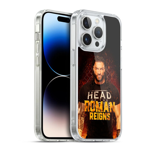 WWE R. Reigns Graphics Roman Reigns 1 Soft Gel Case for Apple iPhone 14 Pro & MagSafe