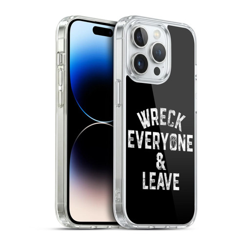 WWE R. Reigns Graphics Wreck Everyone & Leave Soft Gel Case for Apple iPhone 14 Pro & MagSafe