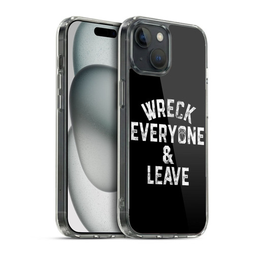WWE R. Reigns Graphics Wreck Everyone & Leave Soft Gel Case for Apple iPhone 15 & MagSafe