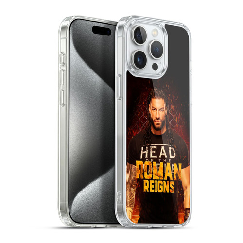 WWE R. Reigns Graphics Roman Reigns 1 Soft Gel Case for Apple iPhone 15 Pro Max & MagSafe