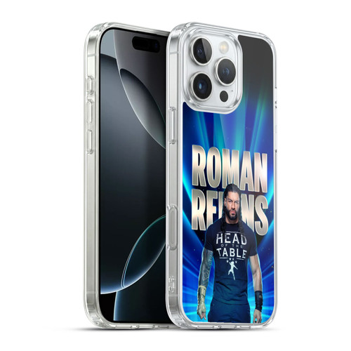 WWE R. Reigns Graphics Roman Reigns 2 Soft Gel Case for Apple iPhone 16 Pro Max & MagSafe
