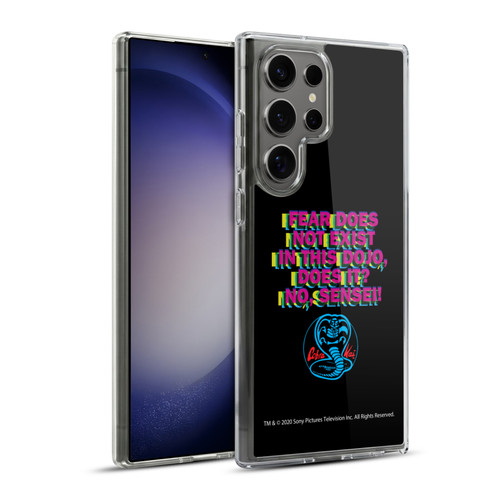 Cobra Kai Graphics 2 Dojo Quote Logo Soft Gel Case for Samsung Galaxy S23 Ultra 5G & MagSafe