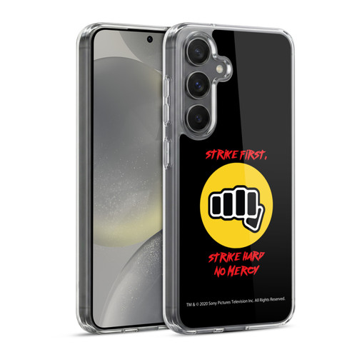 Cobra Kai Graphics 2 No Mercy Logo Soft Gel Case for Samsung Galaxy S24 5G & MagSafe