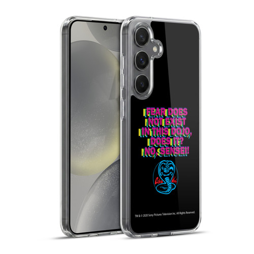 Cobra Kai Graphics 2 Dojo Quote Logo Soft Gel Case for Samsung Galaxy S24+ 5G & MagSafe