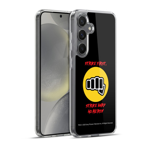 Cobra Kai Graphics 2 No Mercy Logo Soft Gel Case for Samsung Galaxy S24+ 5G & MagSafe