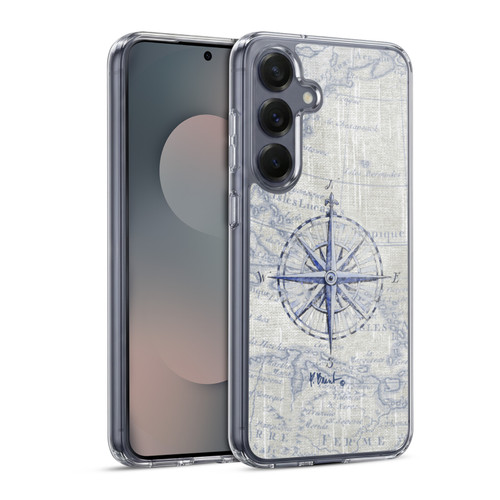 Paul Brent Nautical Vintage Compass Soft Gel Case for Samsung Galaxy S25 & MagSafe