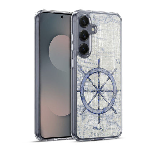 Paul Brent Nautical Vintage Wheel Soft Gel Case for Samsung Galaxy S25+ & MagSafe