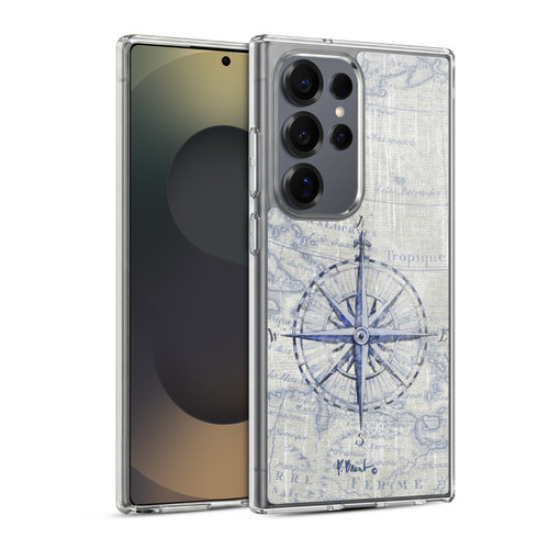 Paul Brent Nautical Vintage Compass Soft Gel Case for Samsung Galaxy S25 Ultra & MagSafe