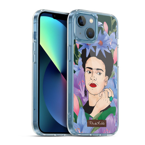 Frida Kahlo Portrait 3 Lilies Soft Gel Case for Apple iPhone 13 Mini & MagSafe
