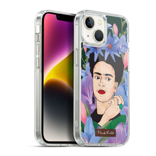 Frida Kahlo Portrait 3 Lilies Soft Gel Case for Apple iPhone 14