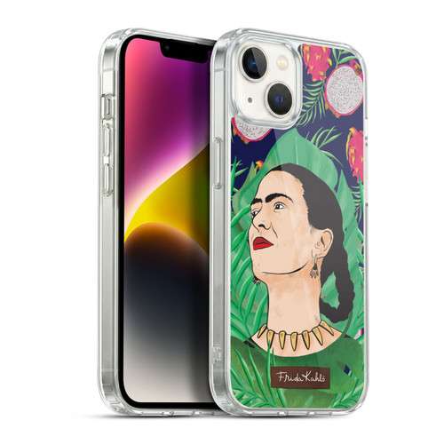 Frida Kahlo Portrait 3 Tropical Soft Gel Case for Apple iPhone 14 Plus & MagSafe