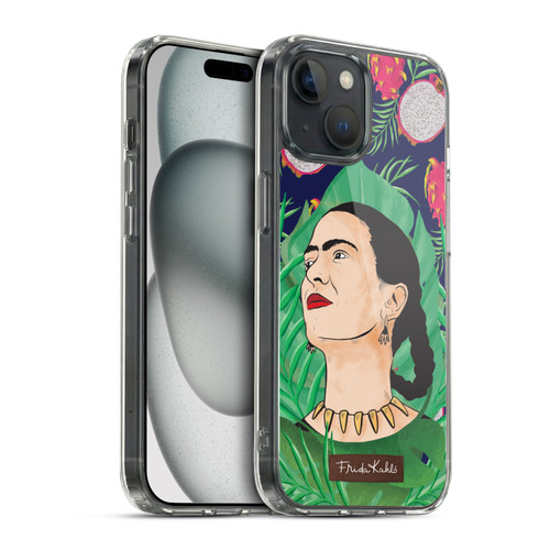 Frida Kahlo Portrait 3 Tropical Soft Gel Case for Apple iPhone 15 & MagSafe