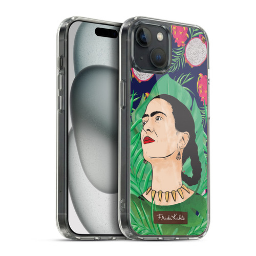 Frida Kahlo Portrait 3 Tropical Soft Gel Case for Apple iPhone 15 Plus & MagSafe