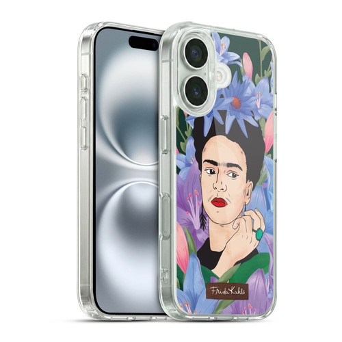 Frida Kahlo Portrait 3 Lilies Soft Gel Case for Apple iPhone 16 & MagSafe
