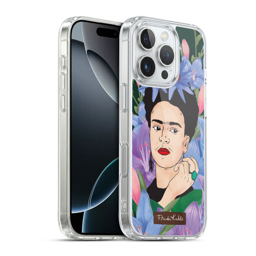 Frida Kahlo Portrait 3 Lilies Soft Gel Case for Apple iPhone 16 Pro & MagSafe