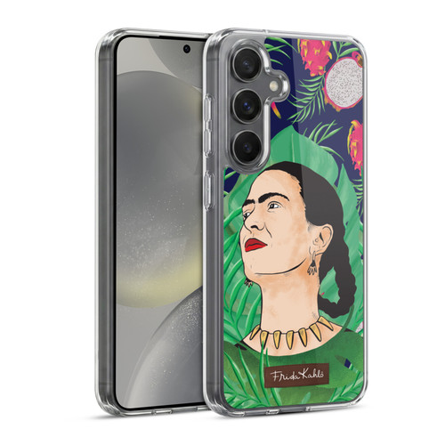 Frida Kahlo Portrait 3 Tropical Soft Gel Case for Samsung Galaxy S24 5G & MagSafe