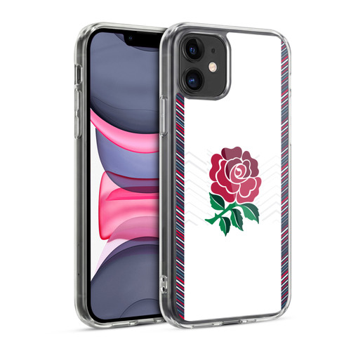 England Rugby Union 2024/25 Crest Kit Home Soft Gel Case for Apple iPhone 11