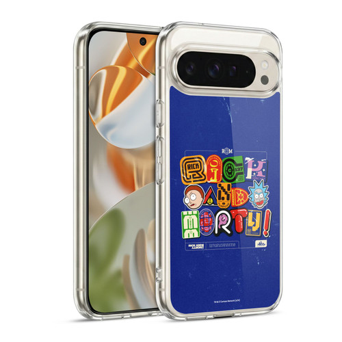 Rick And Morty Duo Graphics Typography Soft Gel Case for Google Pixel 9 / Pixel 9 Pro