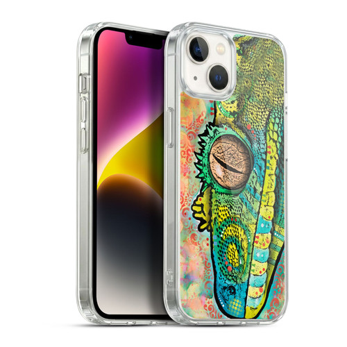 Dean Russo Wildlife 3 Gecko Soft Gel Case for Apple iPhone 14 Plus & MagSafe