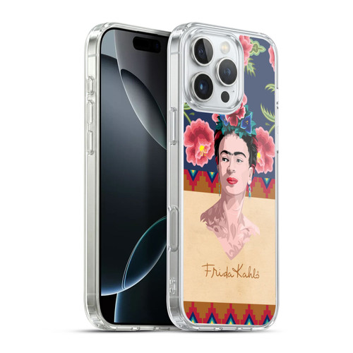 Frida Kahlo Portrait Red Soft Gel Case for Apple iPhone 16 Pro Max & MagSafe