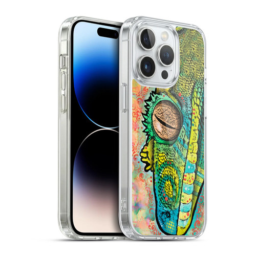 Dean Russo Wildlife 3 Gecko Soft Gel Case for Apple iPhone 14 Pro & MagSafe