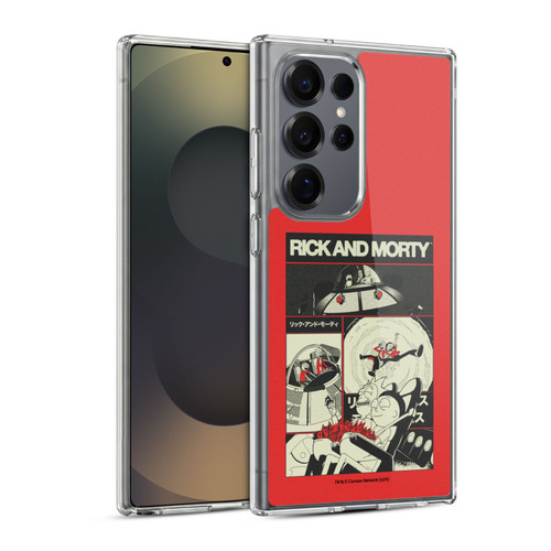 Rick And Morty Duo Graphics The Space Cruiser Collage Soft Gel Case for Samsung Galaxy S25 Ultra & MagSafe