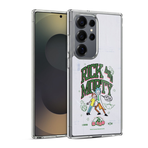Rick And Morty Duo Graphics Wubb A Lubba Dub Dub Soft Gel Case for Samsung Galaxy S25 Ultra & MagSafe