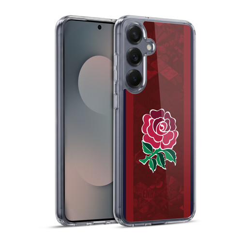 England Rugby Union 2024/25 Crest Kit Alternate Soft Gel Case for Samsung Galaxy S25+ & MagSafe