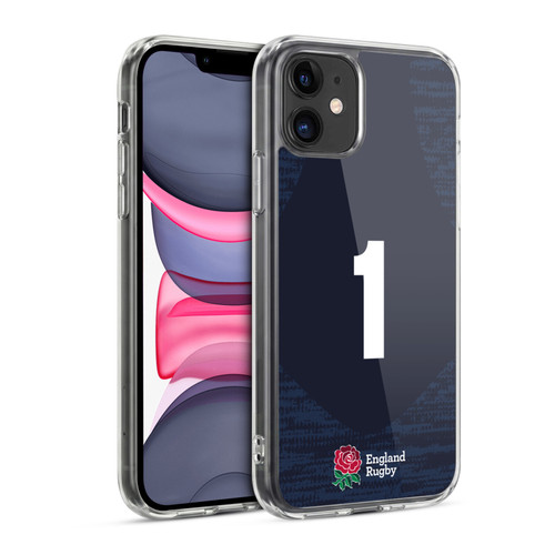 England Rugby Union 2020/21 Players Away Kit Position 1 Soft Gel Case for Apple iPhone 11
