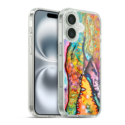 Dean Russo Wildlife 3 Crocodile Soft Gel Case for Apple iPhone 16 & MagSafe