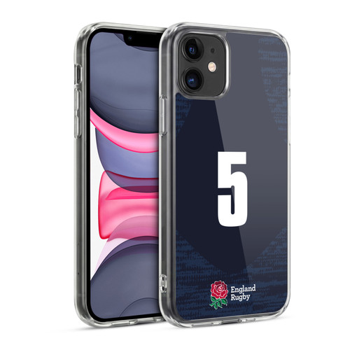 England Rugby Union 2020/21 Players Away Kit Position 5 Soft Gel Case for Apple iPhone 11