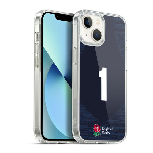 England Rugby Union 2020/21 Players Away Kit Position 1 Soft Gel Case for Apple iPhone 13