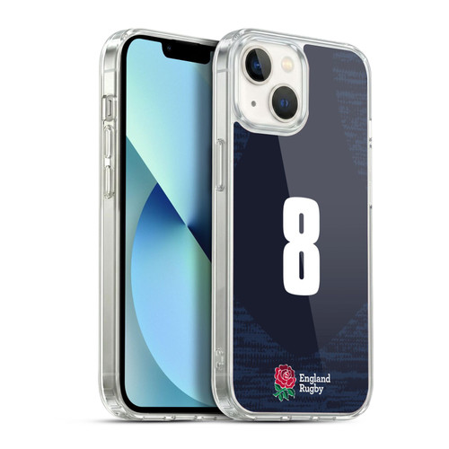 England Rugby Union 2020/21 Players Away Kit Position 8 Soft Gel Case for Apple iPhone 13