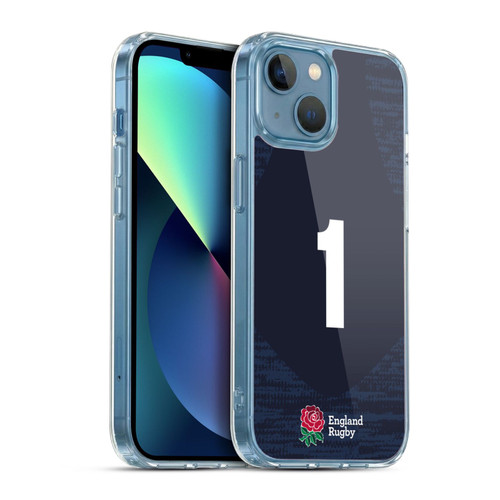 England Rugby Union 2020/21 Players Away Kit Position 1 Soft Gel Case for Apple iPhone 13 Mini & MagSafe