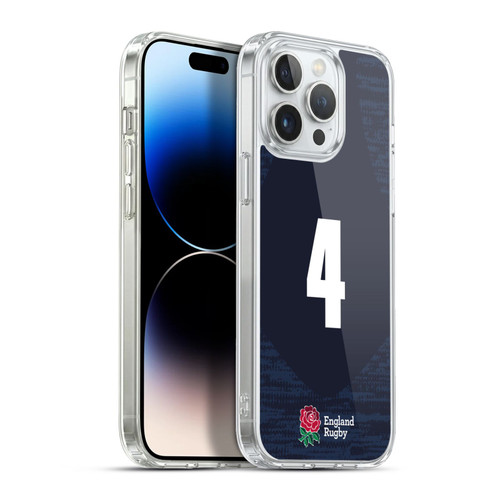 England Rugby Union 2020/21 Players Away Kit Position 4 Soft Gel Case for Apple iPhone 13 Pro Max & MagSafe