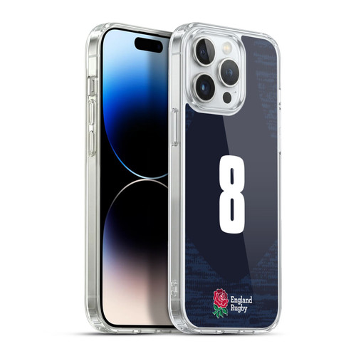 England Rugby Union 2020/21 Players Away Kit Position 8 Soft Gel Case for Apple iPhone 13 Pro Max & MagSafe