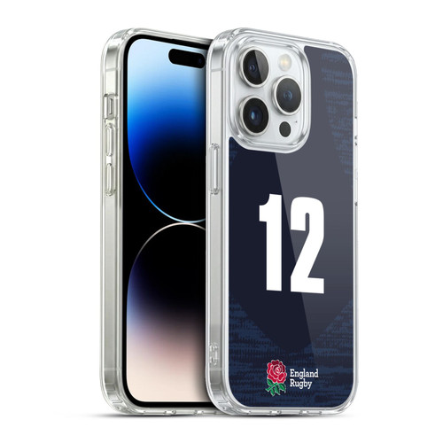 England Rugby Union 2020/21 Players Away Kit Position 12 Soft Gel Case for Apple iPhone 13 Pro & MagSafe